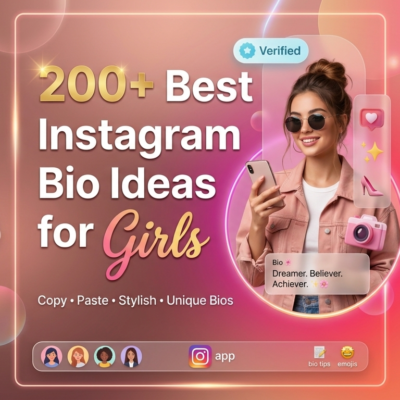 200+ Best Instagram Bio Ideas for Girls (2026)